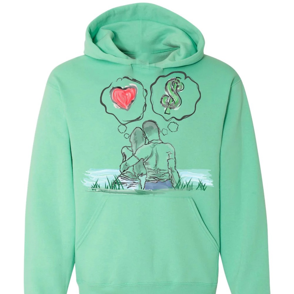 Love vs Money hoodie